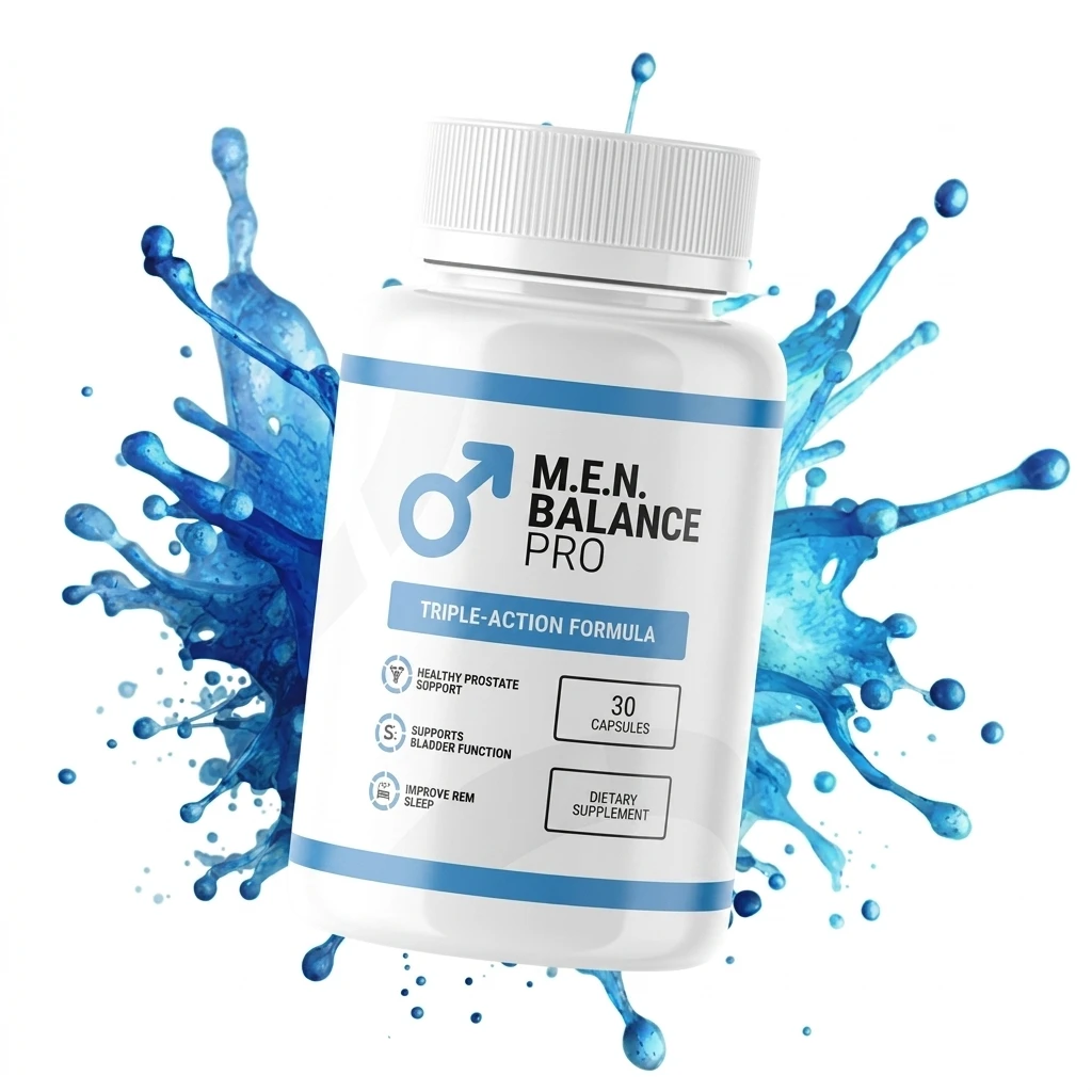 MEN Balance Pro Product Bottle front view